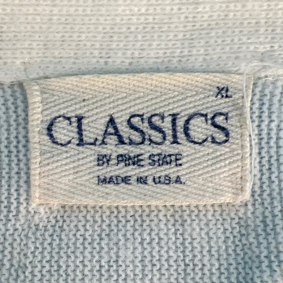 90s cardigan sweater ivory Zeneca Pharmaceuticals 1990s vintage - Picture 4 of 6